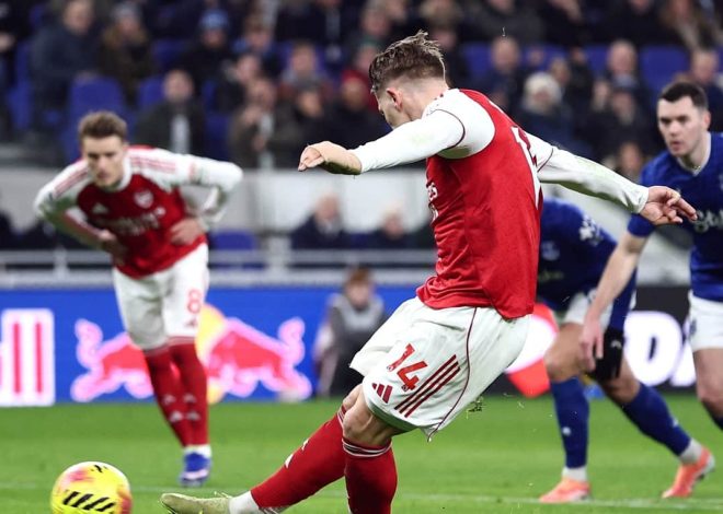 Arteta on Arsenal’s pen taker + Tarkowski nears ban